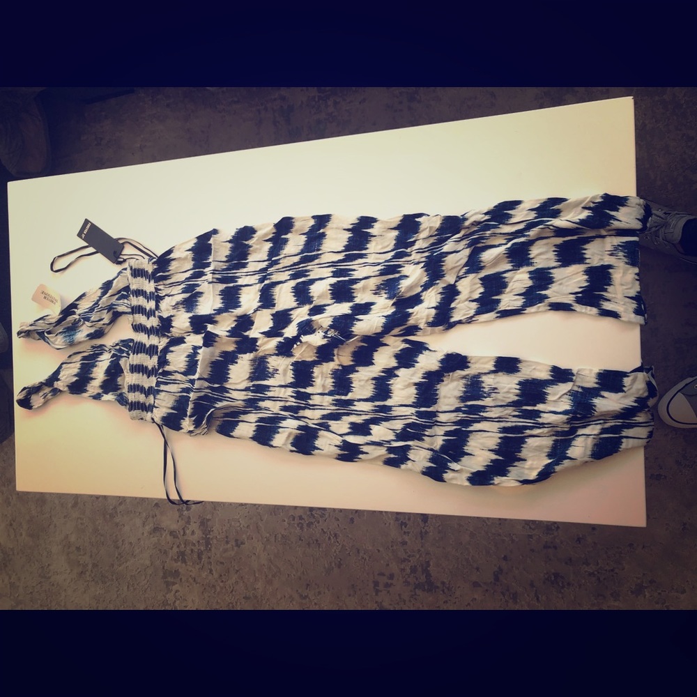 Forever 21 striped jumpsuit NWT